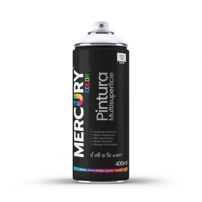 AEROSOL MERCURY 400ML BLANCO BRILLA